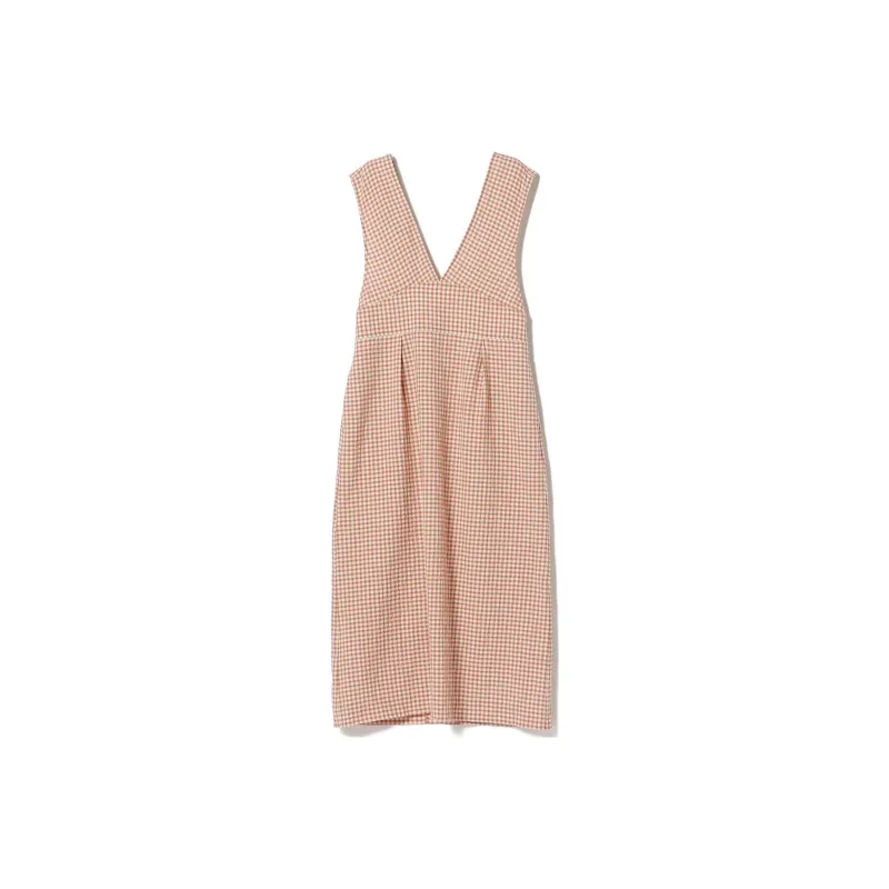 Beams Sleeveless Dresses Women's Orange-0
