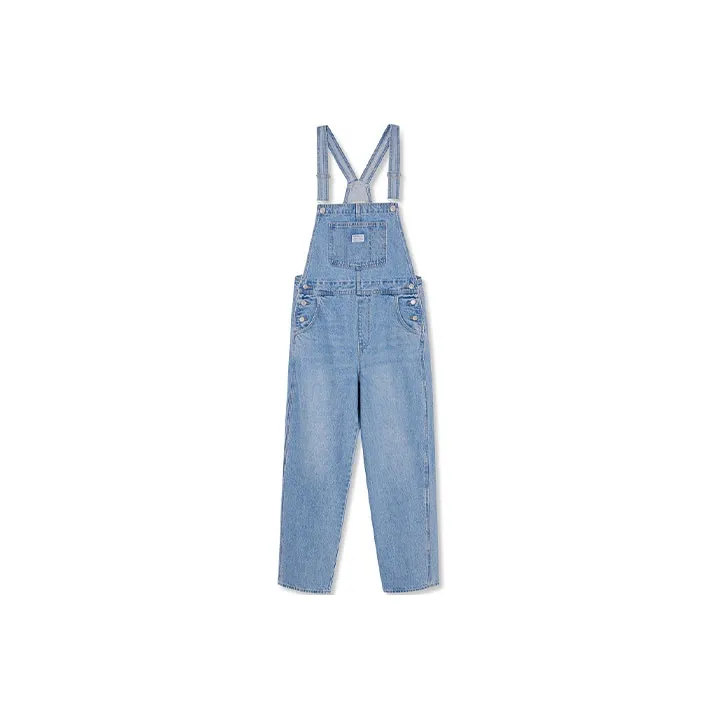 Levis Logo patch Dungarees-0