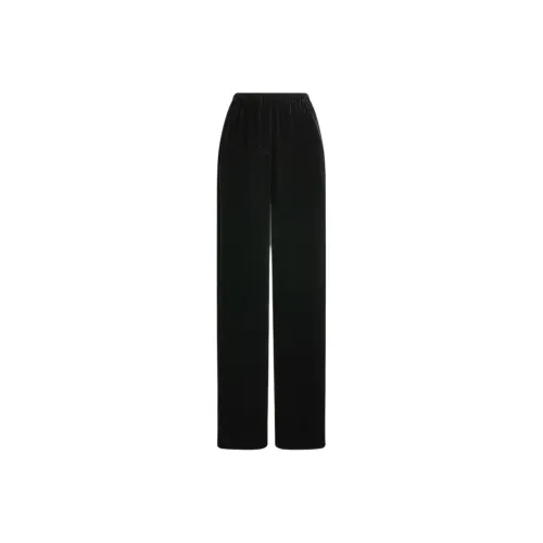 SCANLAN THEODORE SS25 Velvet Soft Trouser Casual Pants Women's Black