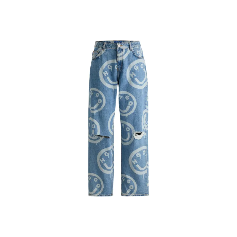 HUGO BOSS Graphic print Jeans-0