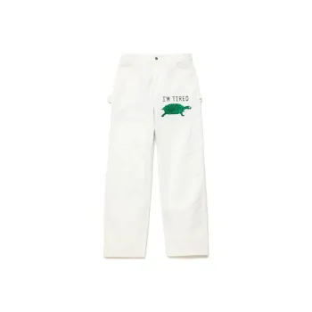 HUMAN MADE I'M Tired Painter Pant White