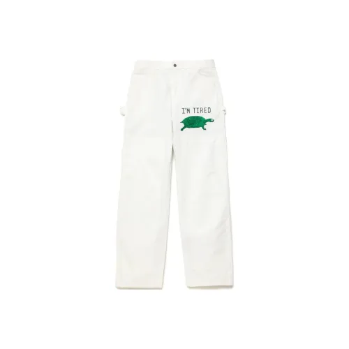 HUMAN MADE I'M Tired Painter Pant White