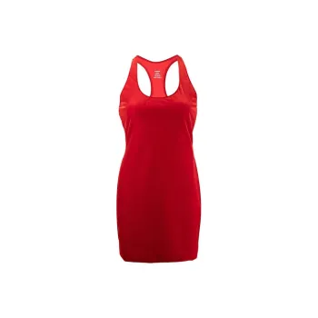 Vetements Velvet Open Back Mini Dress 'Red'