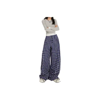 BENGEN Casual Pants Women's Blue