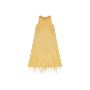 QYPRF Slip Dresses Women's Yellow
