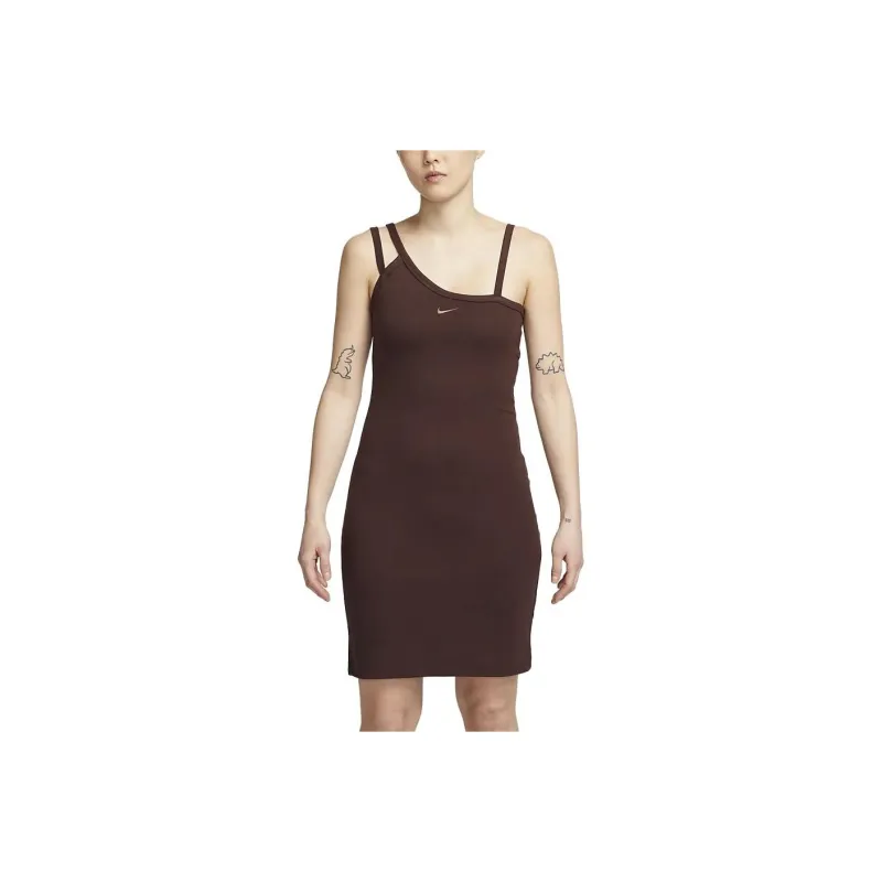 Nike Slip Dresses Women's Brown-0