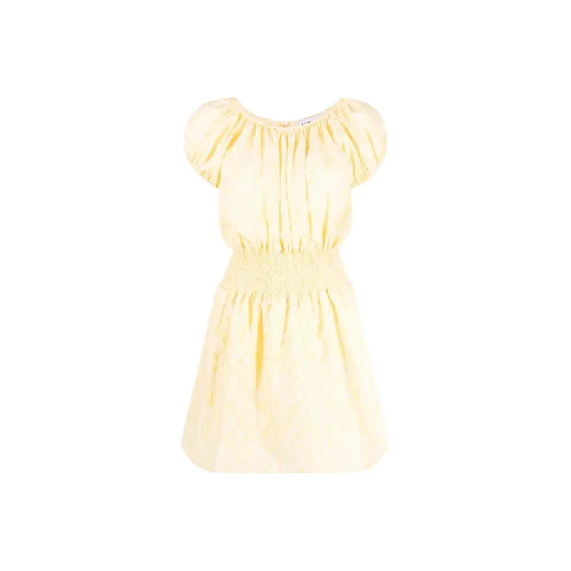 KENZO Short Sleeved Dresses Women's Yellow-0