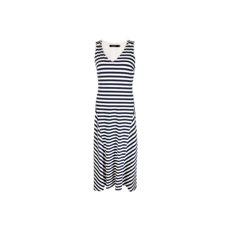 Polo Ralph Lauren Sleeveless Dresses Women's Black/White-0