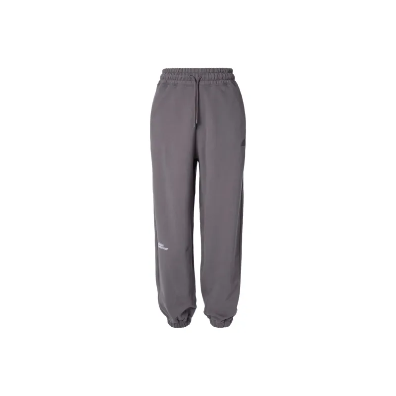 Adidas Knitted Sports Pants Women's Gray-0