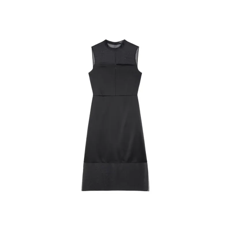 THEORY Sleeveless Dresses Women's Black-0