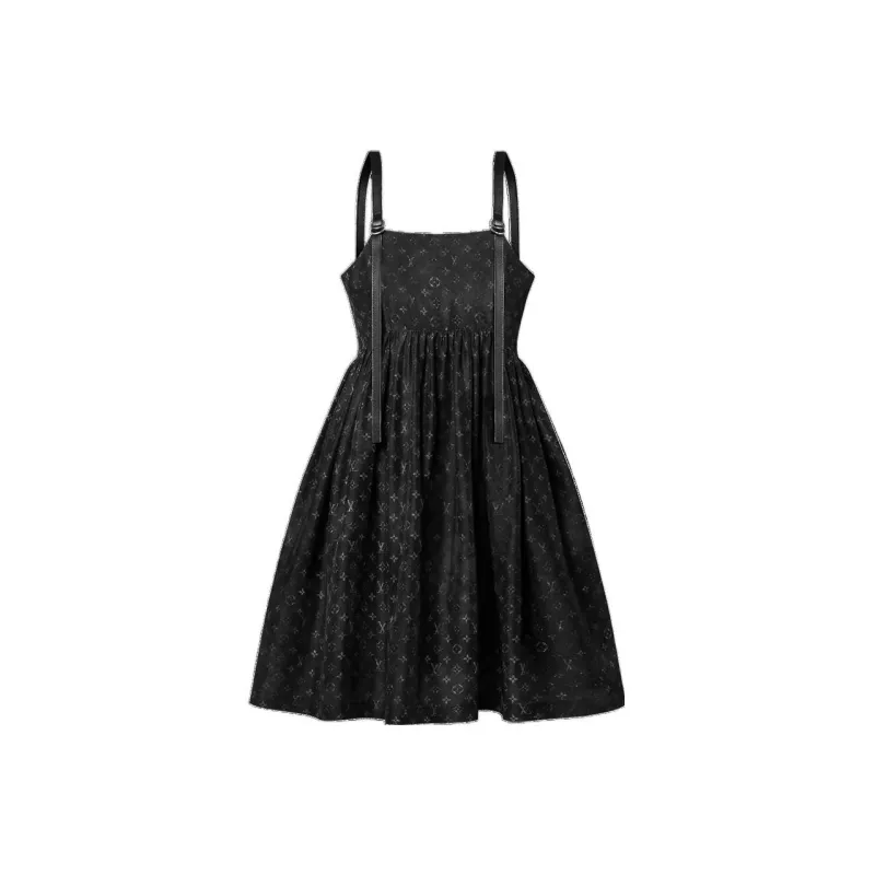 LOUIS VUITTON Sleeveless Dress Women's Black-0