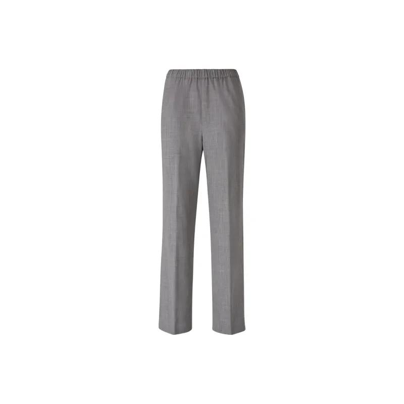 Fabiana Filippi Elasticated Wasitband Straight Leg Trousers-0