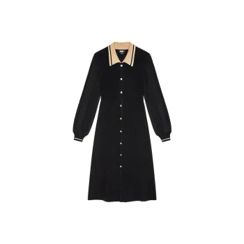 DKNY Long Sleeved Dress Women's Black