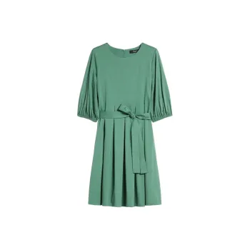 WEEKEND MaxMara Short Sleeved Dresses Women's Grass Green