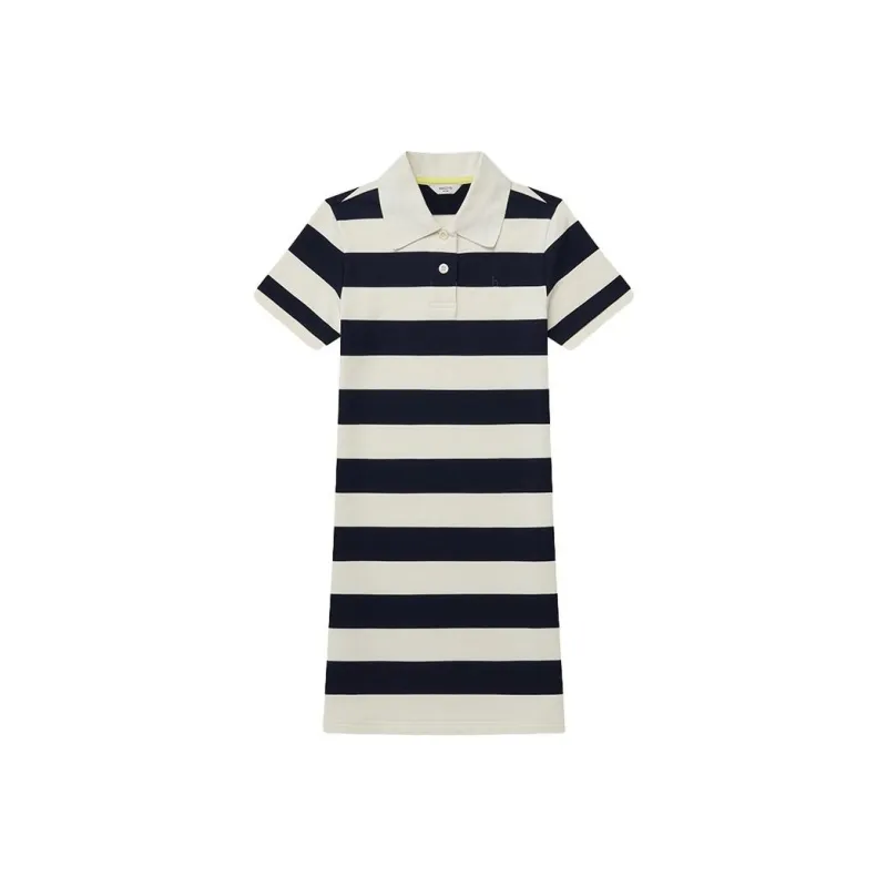 HAZZYS Short Sleeved Dress Women's Navy Blue-0