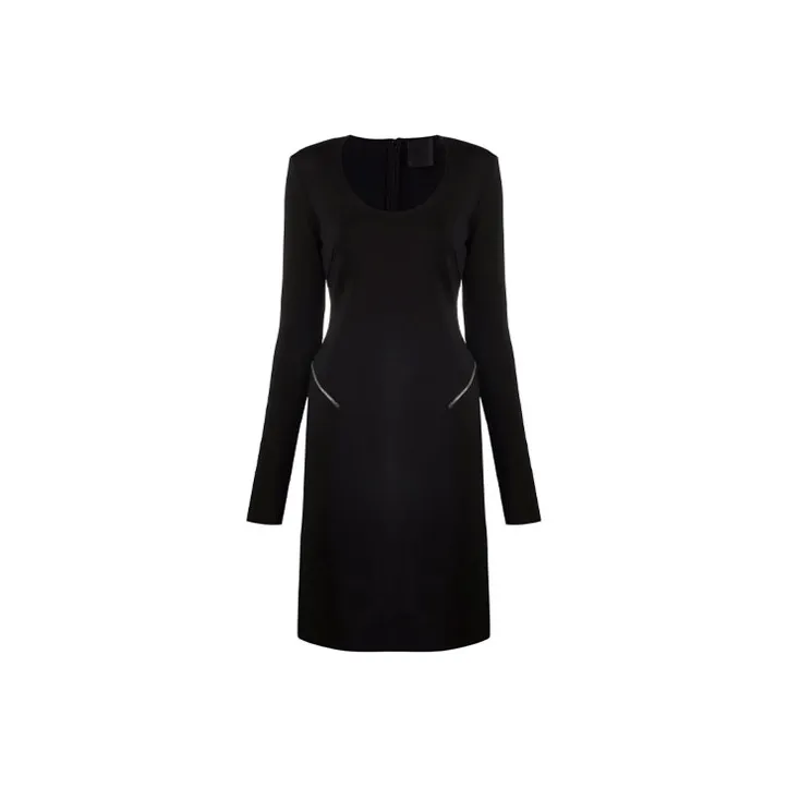 Givenchy Long-Sleeved Dresses Women's Black-0