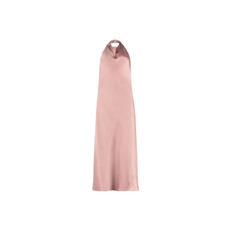 VINCE Halterneck Midi Dress-0