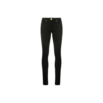 VERSACE Fitted Denim Skinny Jeans 'Black'