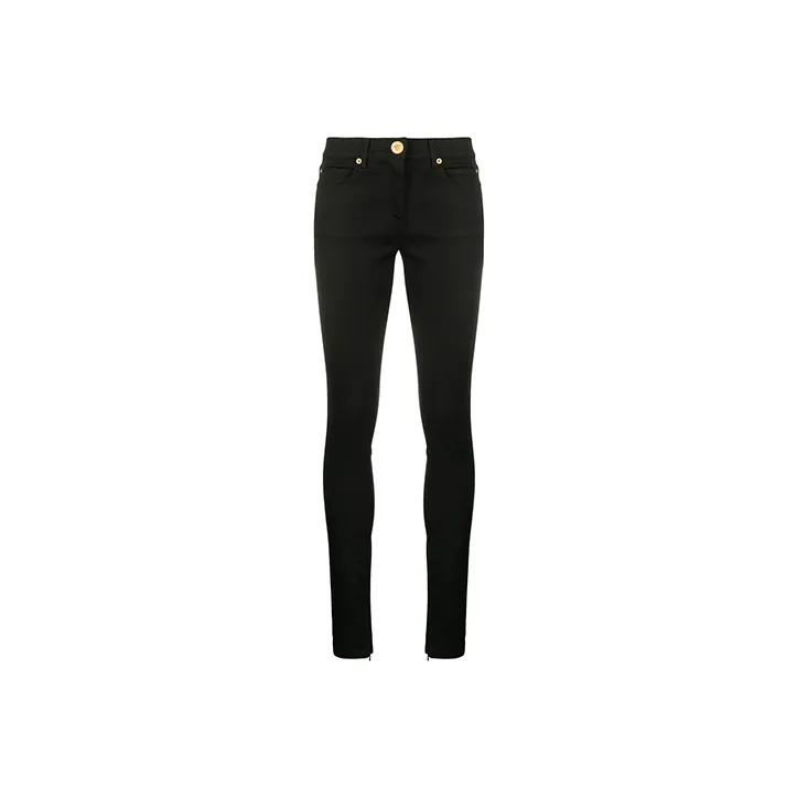 VERSACE Fitted Denim Skinny Jeans 'Black'-0
