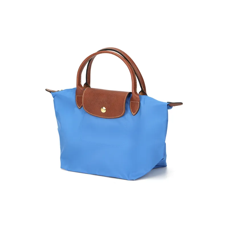 LONGCHAMP Le Pliage Polyamide Dumpling Bag Handbag Small Size Women's Blue-2