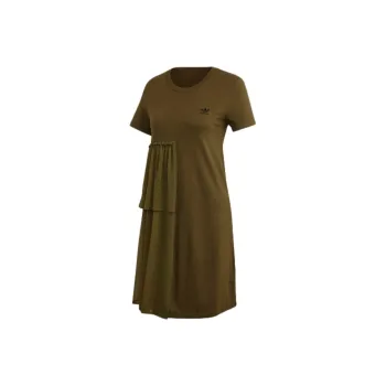 Adidas Originals Short Sleeved Dresses Women's Green
