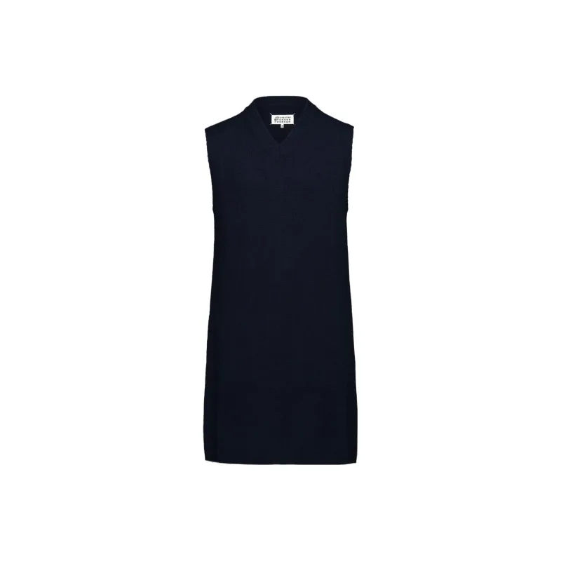 Maison Margiela V neck Sleeveless Dress-0