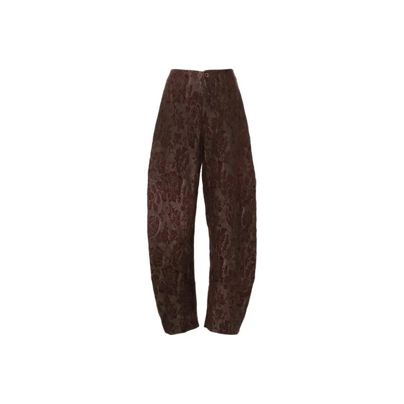 UMA WANG All-Over Patterned Wide Leg Pants-0