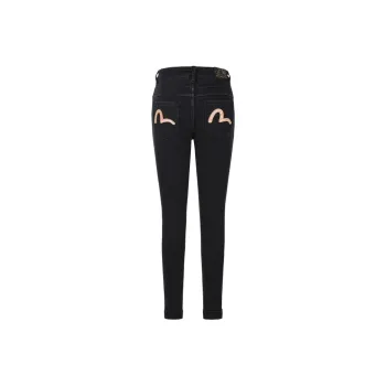 EVISU 2025 Spring Jeans Women's Denim Black