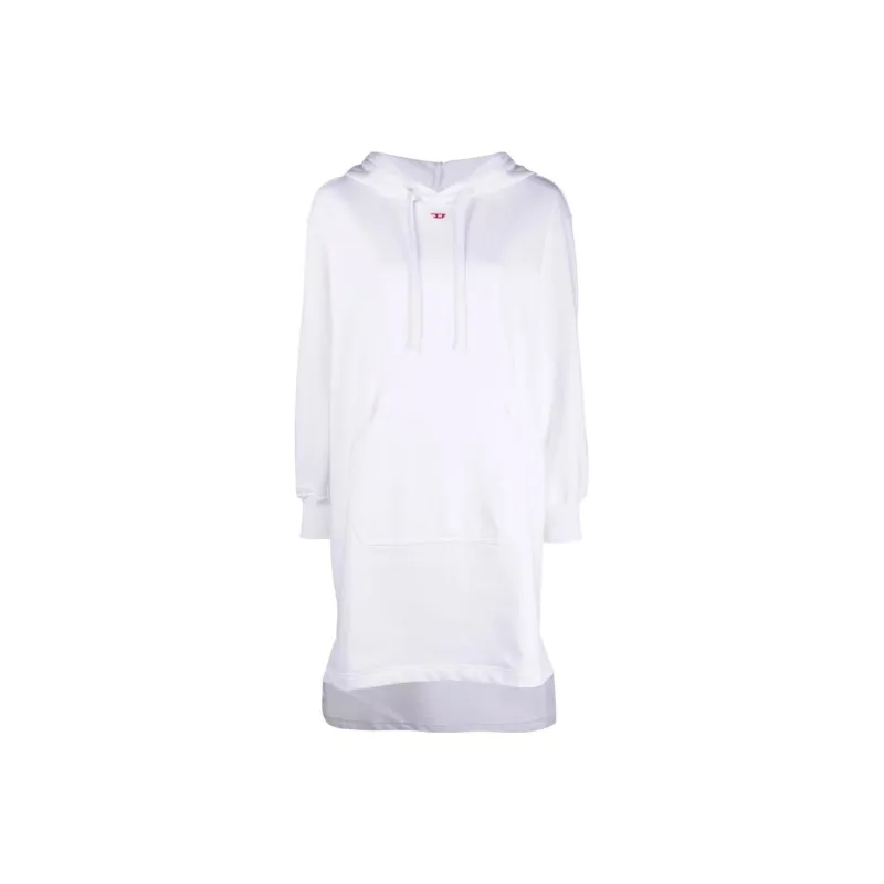 DIESEL Long-Sleeved Dresses Women's White-0