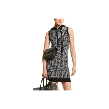 MICHAEL KORS SS23 Sleeveless Dress Women's Black