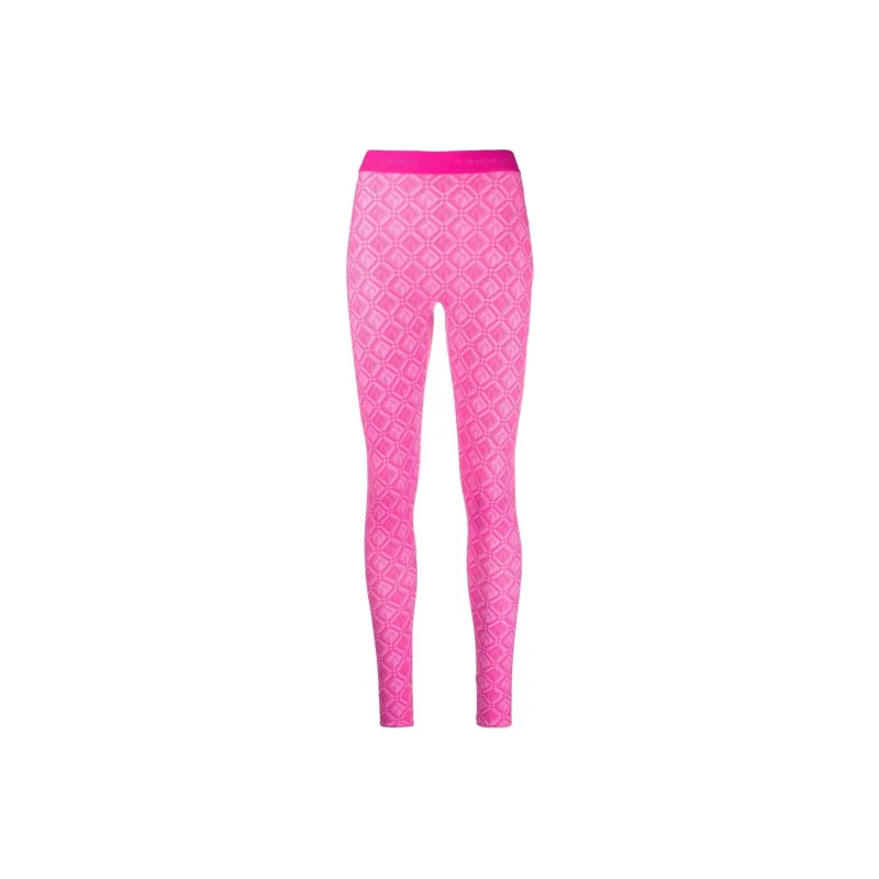 Marine Serre Leggings Women's Fuchsia-0