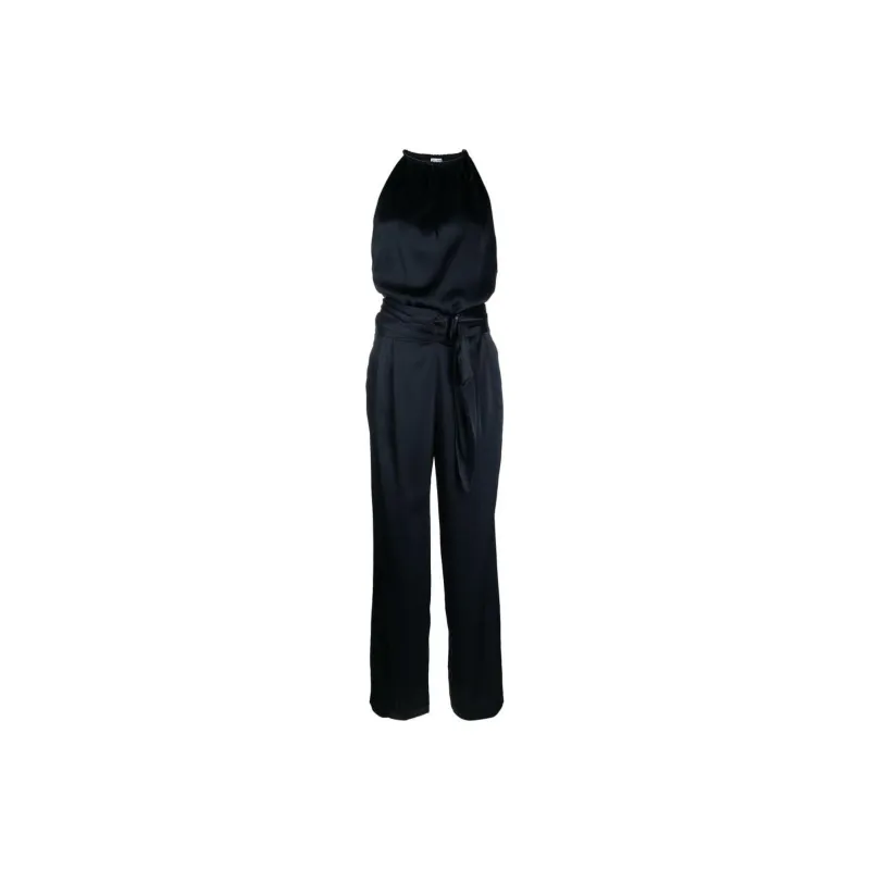 Filippa K Tied-waist Satin Jumpsuit-0