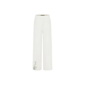 BBLLUUEE Casual Pants Women's Vanilla Apricot