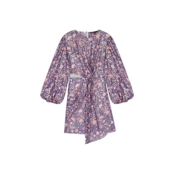 Maje Long Sleeved Dresses Women's Purple