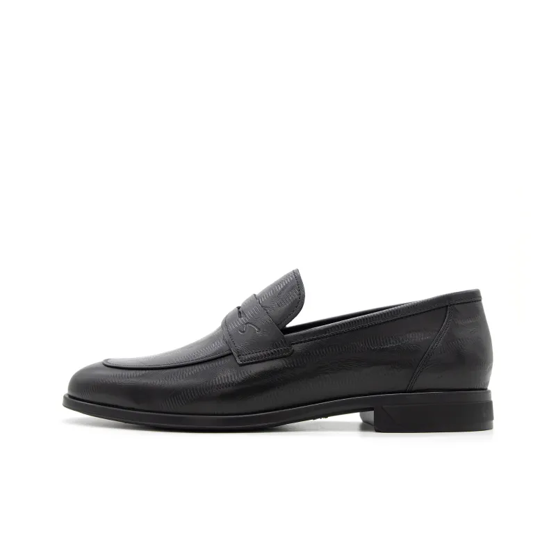 Satchi Business Formal Leather Shoes Men's Black-0