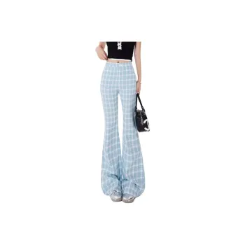 ZNZX Casual Pants Women's Light Blue