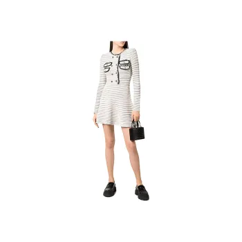 Self portrait Long Sleeved Dresses Women's White