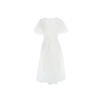 Marie Elie Short-Sleeved Dresses Women's White