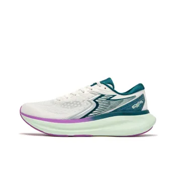 361° Slip Resistant And Abrasion Resistant Support Low Top Casual Running Shoes Men's White Green
