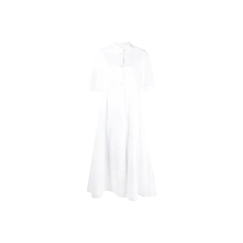 JIL SANDER Asymmetric Hem A-Line Dress-0