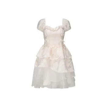 Incolore Short Sleeved Dresses Women's Apricot