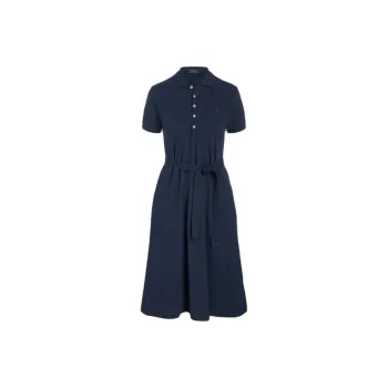Polo Ralph Lauren SS22 Short Sleeved Dresses Women's Dark Blue