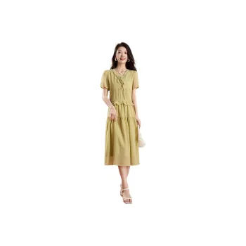 Mylan Short Sleeved Dresses Women's Green