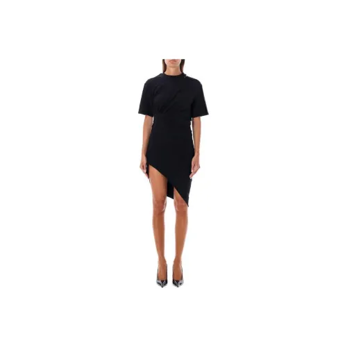 Mugler Asymmetric Hem Minidress