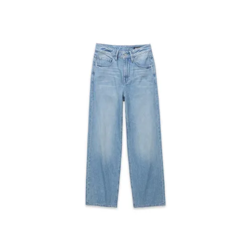 ABLE JEANS Women's Light Yellow Mud Blue
