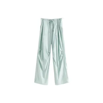 HDFULERN Casual Pants Women's Mint Green