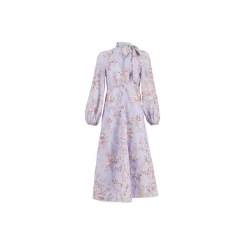 Zimmermann SS24 Long-Sleeved Dresses Women's Blue