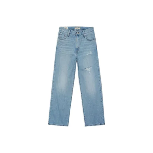 Levis Baggy Dad Ripped Jeans