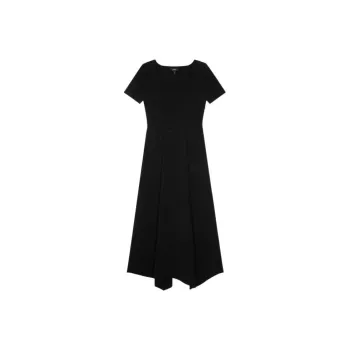 THEORY Short-Sleeved Dresses Women's Black