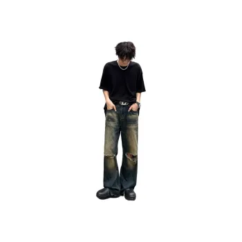 ZONEiD Jeans Unisex Vintage Blue